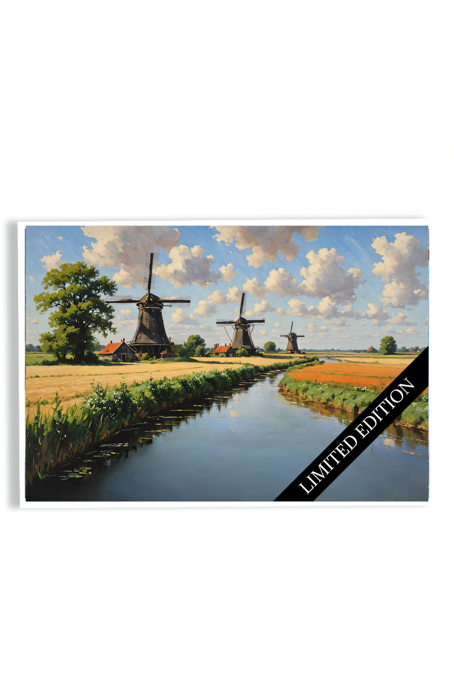 Windmills in a row