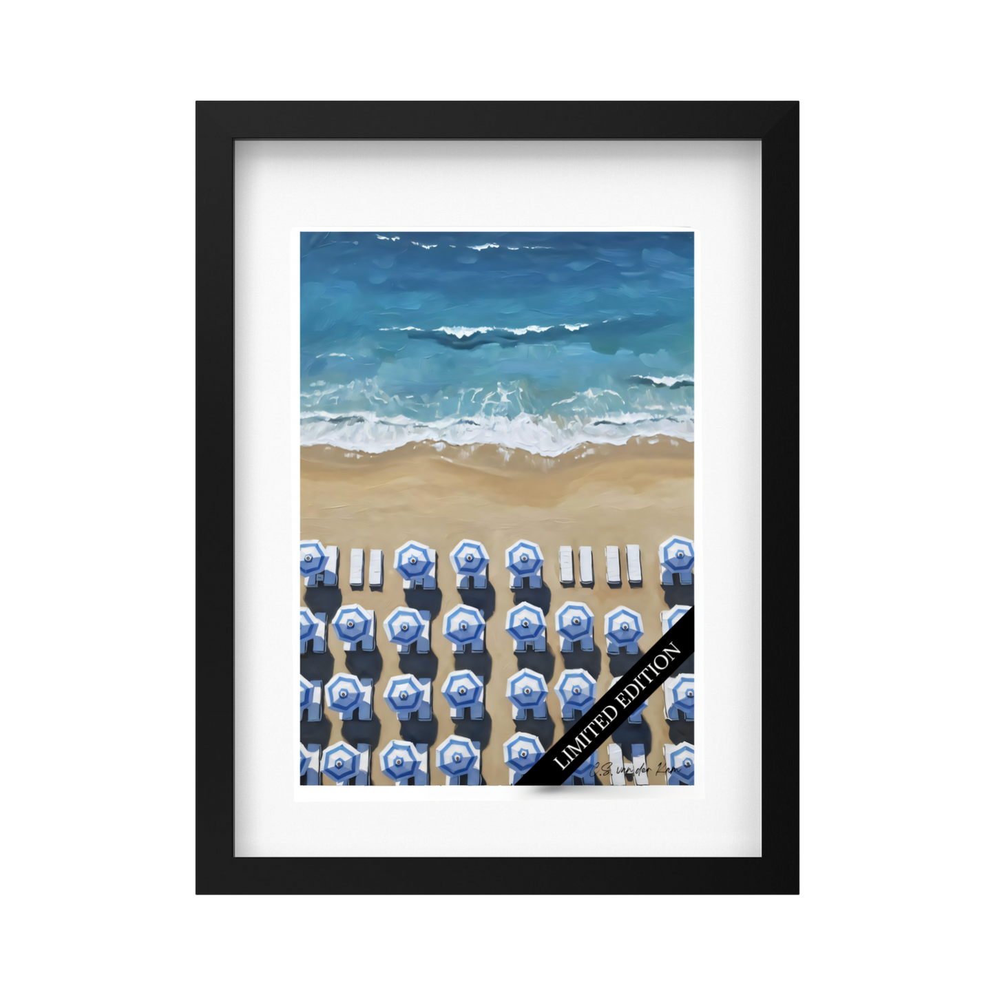 Blue Umbrellas