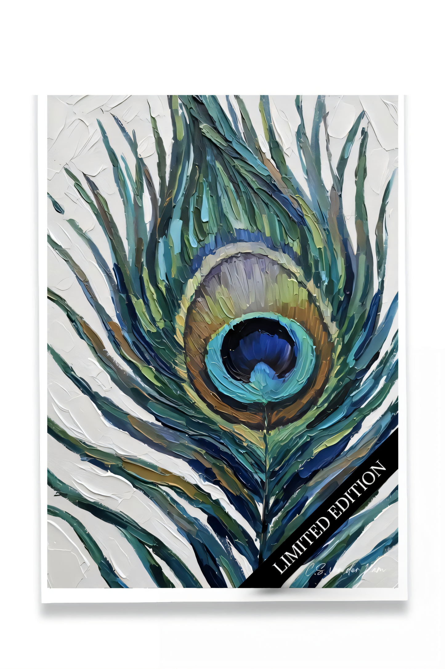 Peacock Feathers I