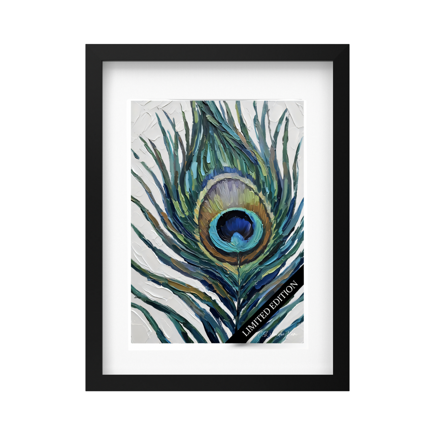 Peacock Feathers I