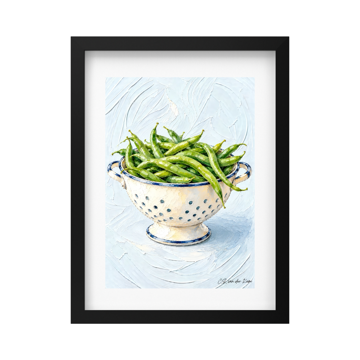 Green Beans in a Colander