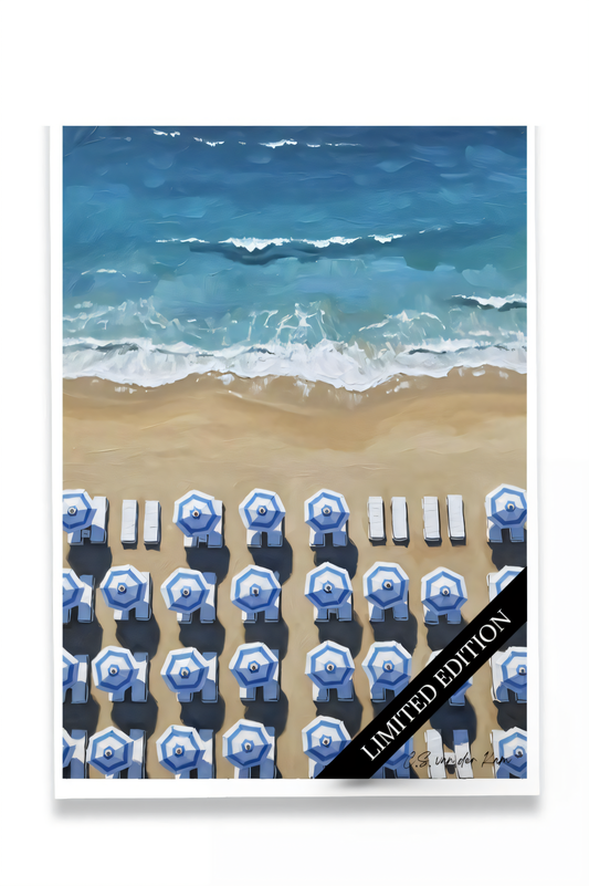 Blue Umbrellas