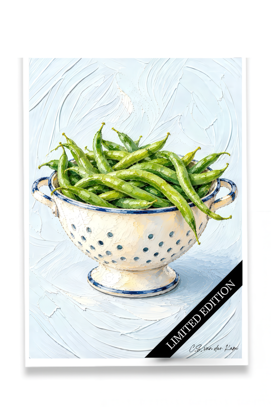 Green Beans in a Colander